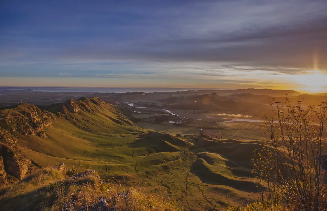 Sunrise at Te Mata Peak