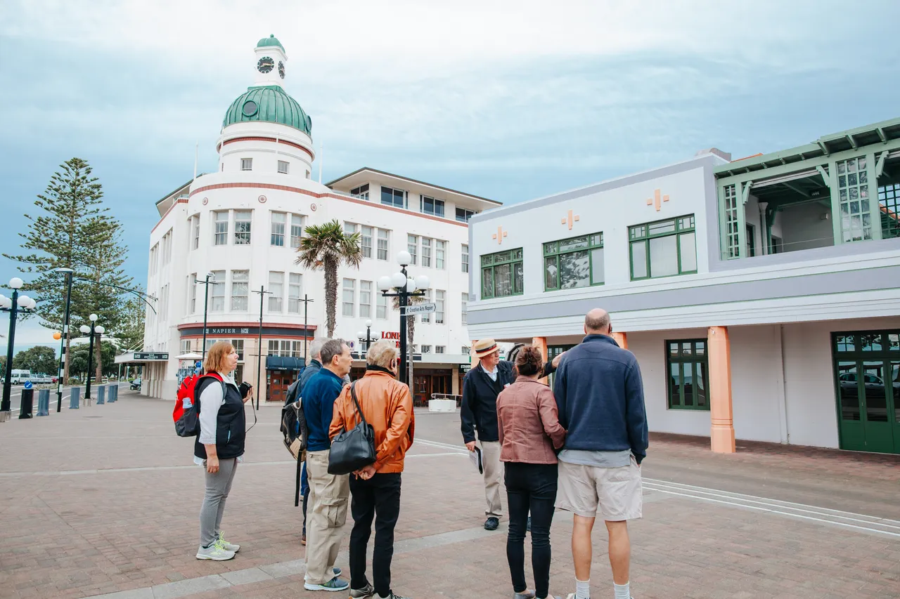 Walking Tour outside Emporium