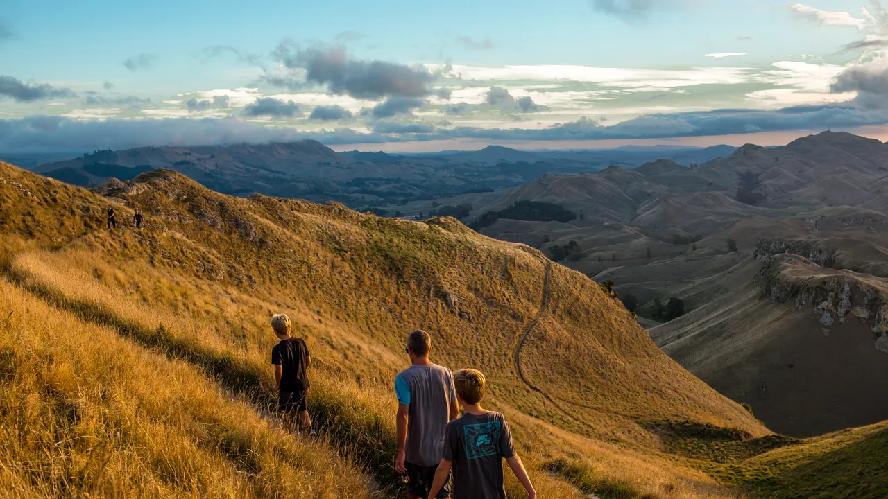 Walking Te Mata Peak