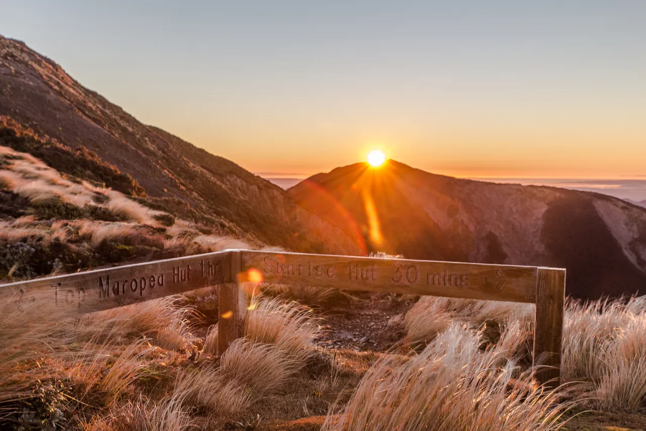 Sunrise from Sunrise Hut