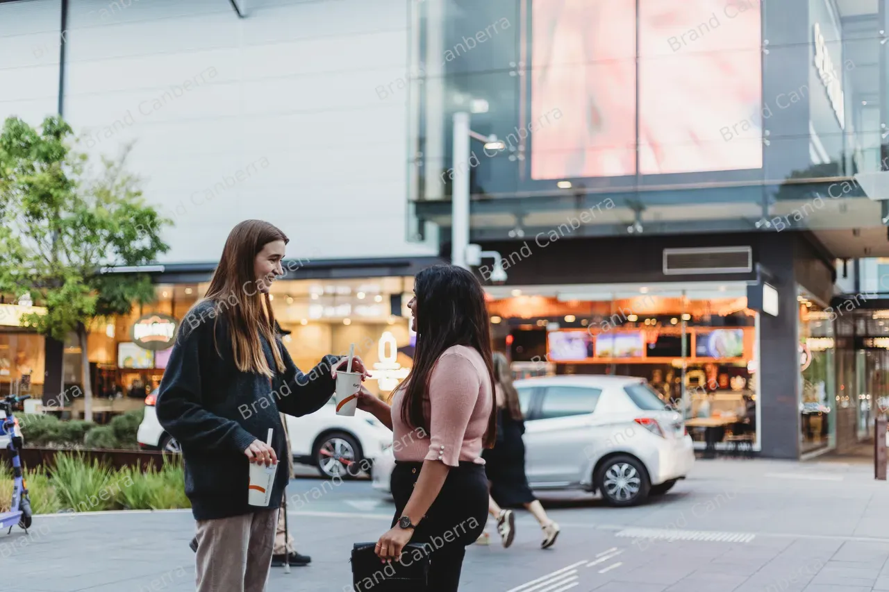 Students walking around Bunda Street in the City Centre (4)
