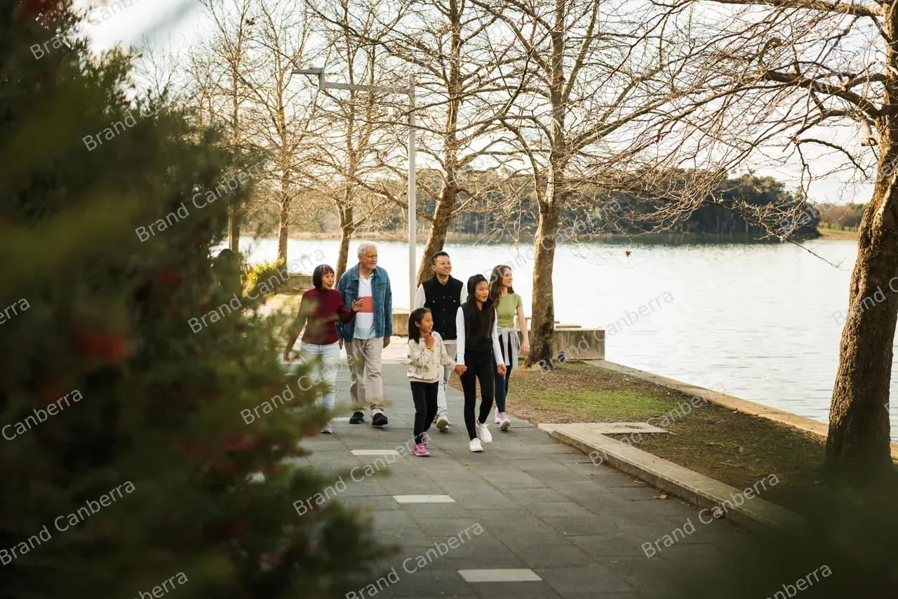 Lake Ginninderra in Belconnen