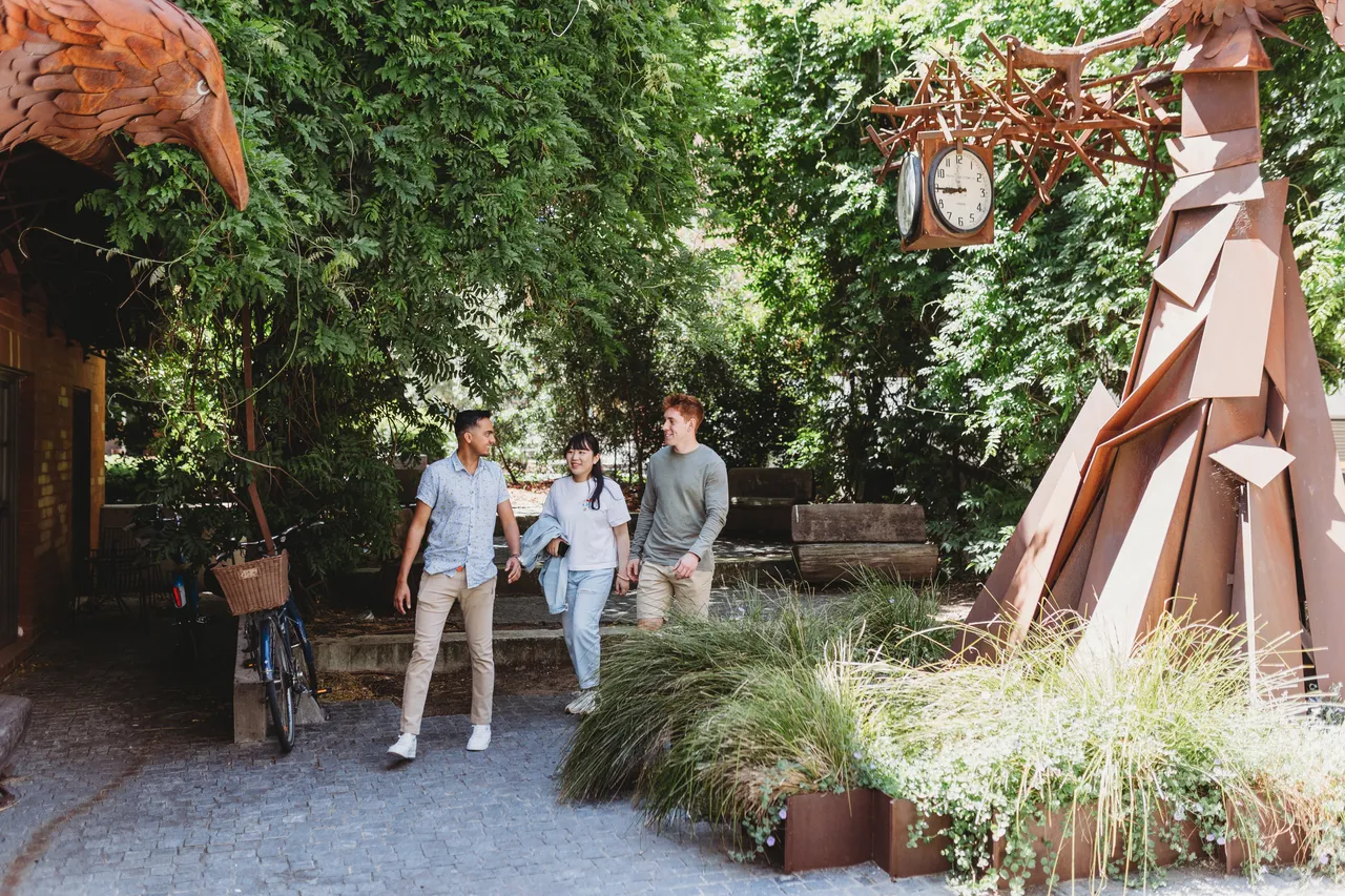 Students in New Acton - 100729