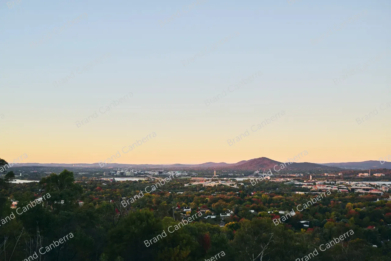The view from Red Hill in Canberra's inner south (4)