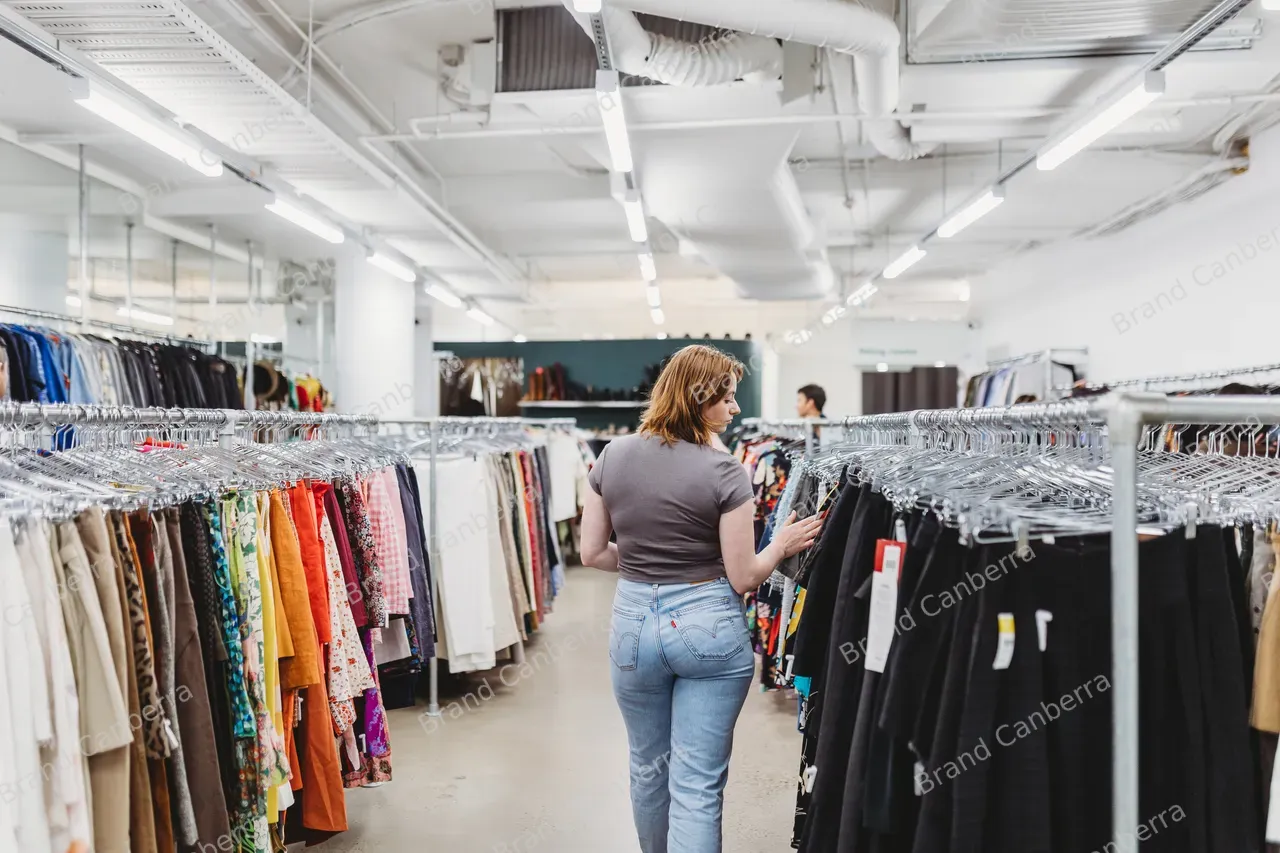 Students shopping at Goodbyes in Braddon (6)