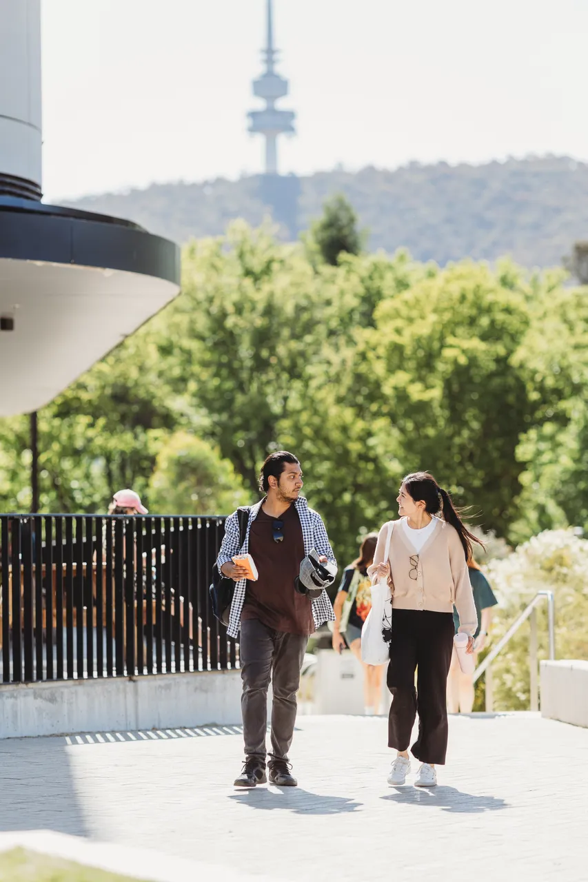 Students on ANU Campus - 100856