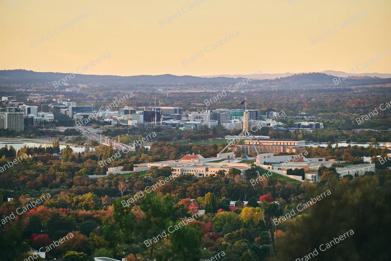 The view from Red Hill in Canberra's inner south (2)