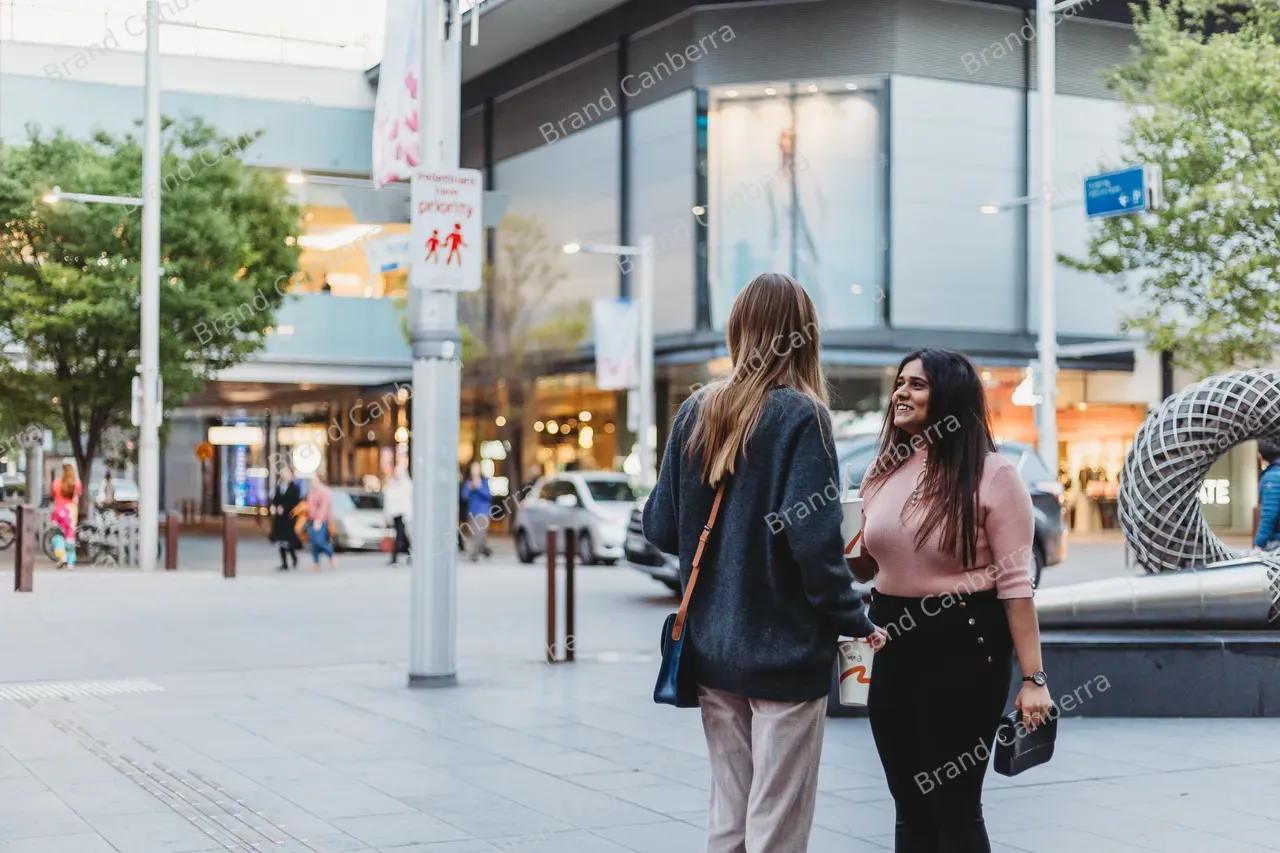 Students walking around Bunda Street in the City Centre (2)