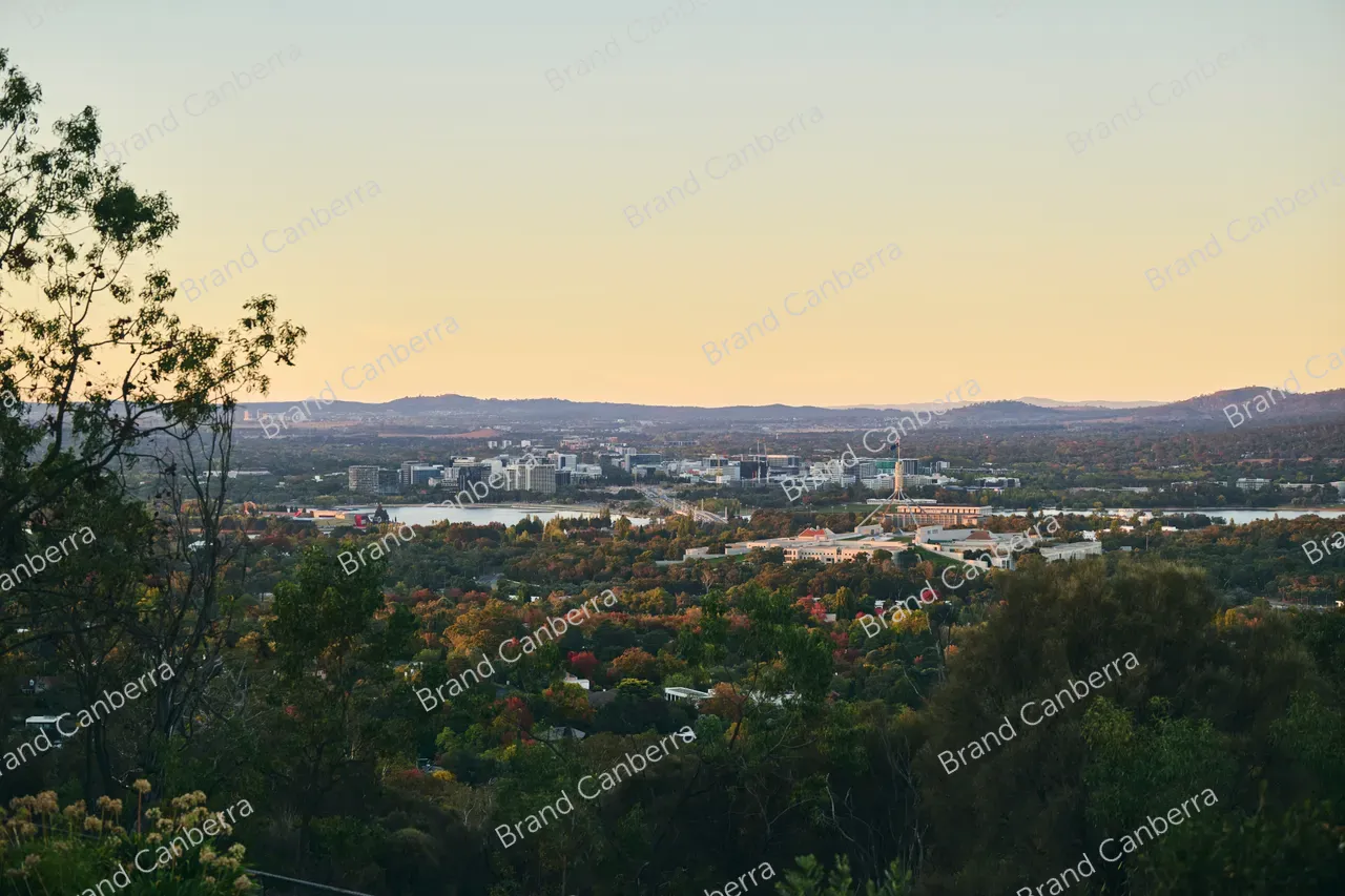 The view from Red Hill in Canberra's inner south (1)