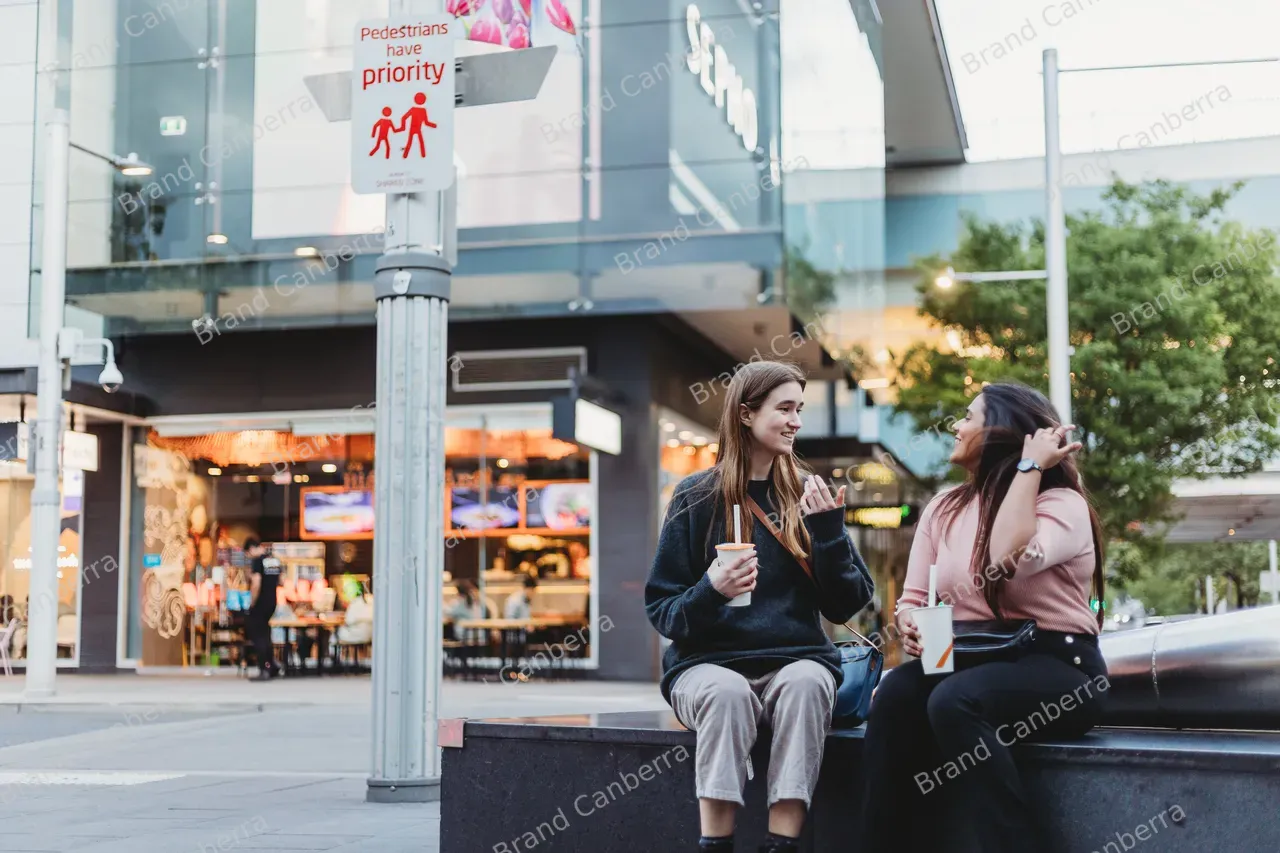 Students walking around Bunda Street in the City Centre (5)