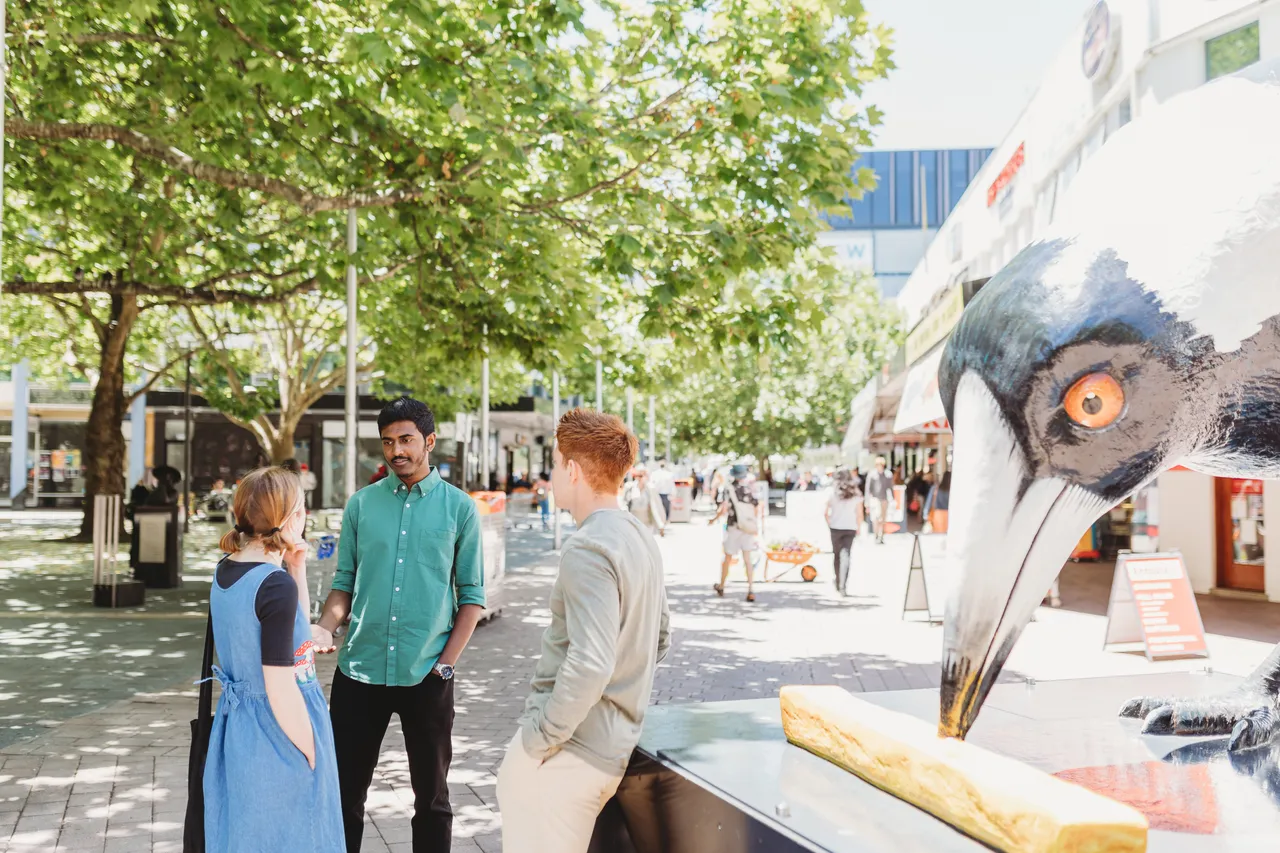 Students in Garema Place - 100881