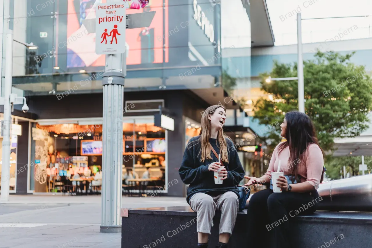 Students walking around Bunda Street in the City Centre (6)