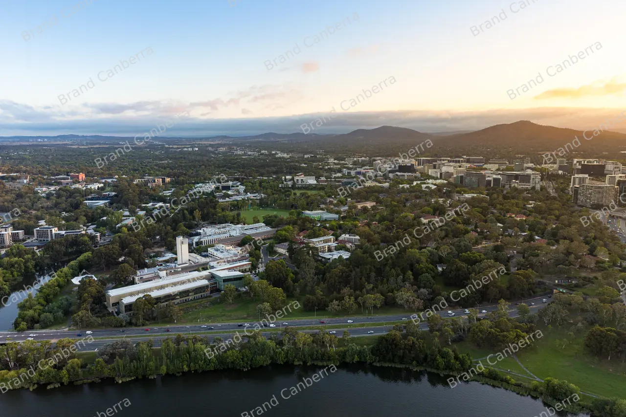 Aerial view over Lake Burley Griffin (17)