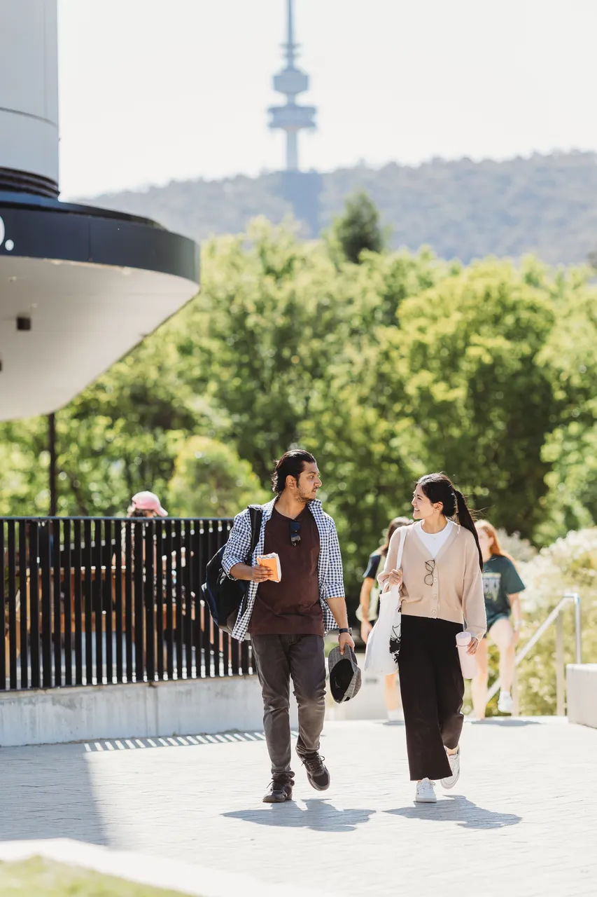 Students on ANU Campus - 100857