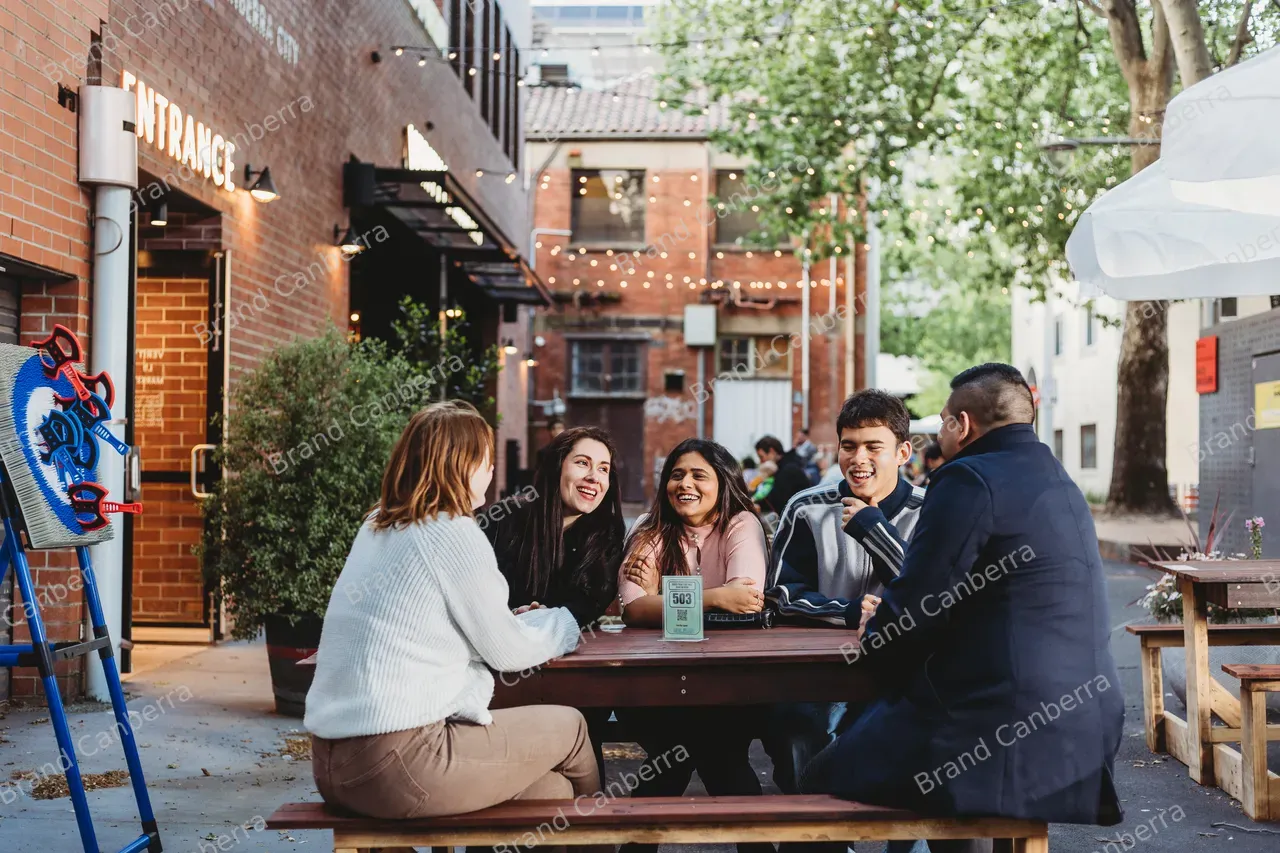 Students gathering at Verity Lane Market in City Centre (10)