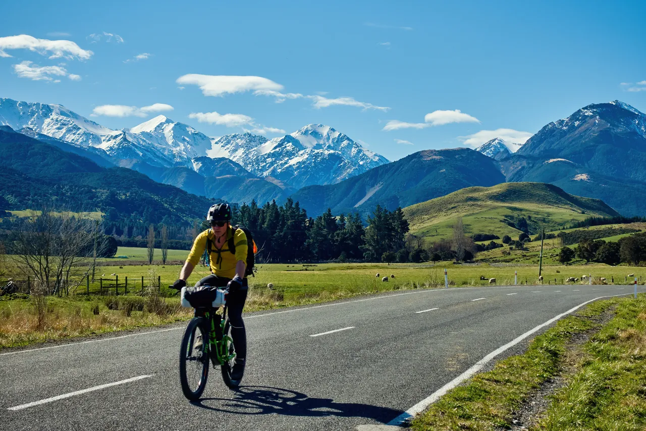 Cycling road mountains