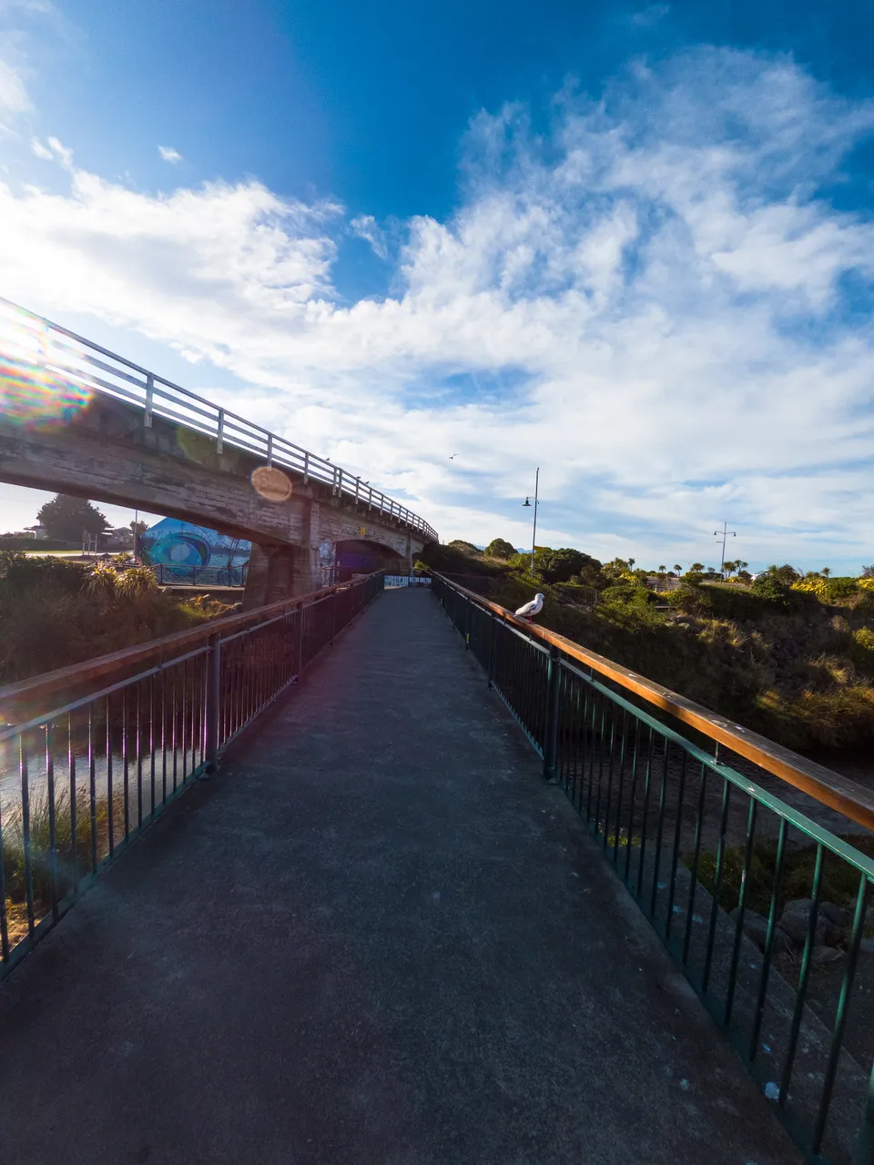 Kaikoura town Footbridge Railway bridge