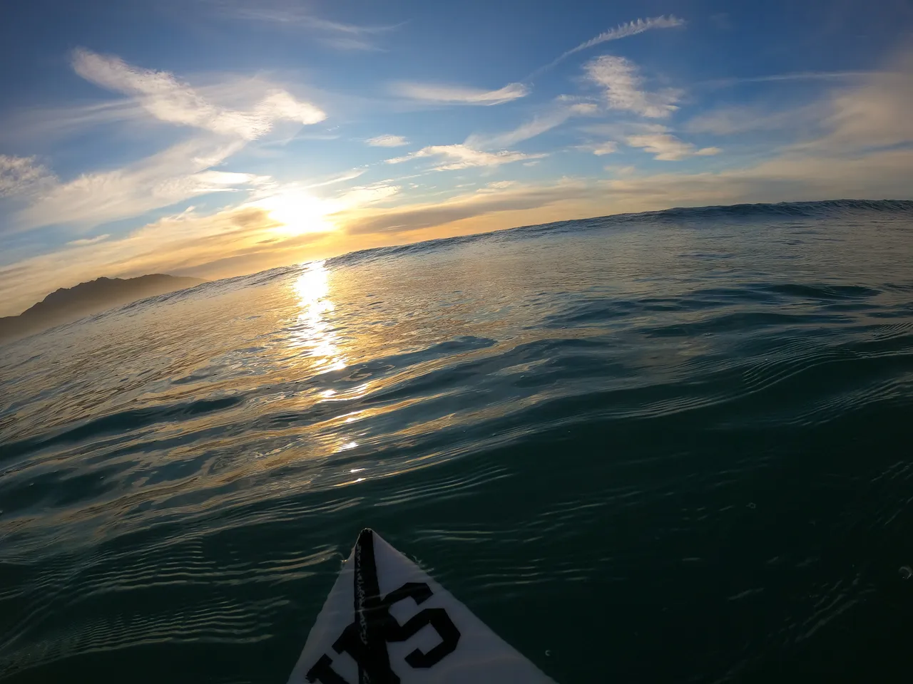 Surf board perspective
