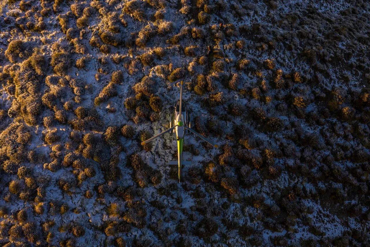 South Pacific Helicopter Aerial View