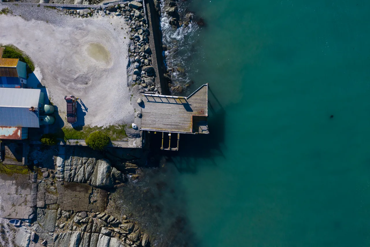 Old Wharf Aerial View Centred