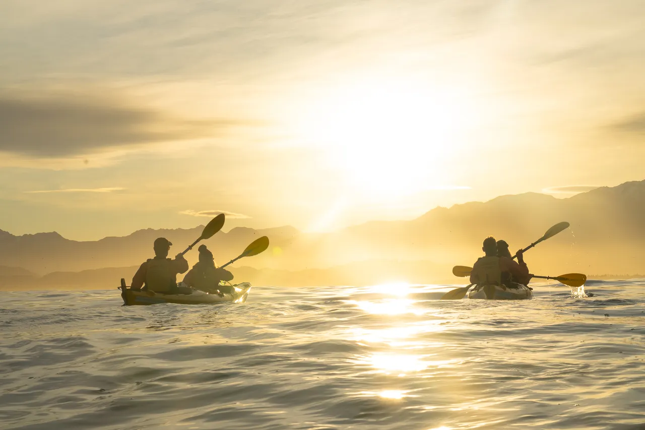 Kaikoura Kayaks Group Sunset Paddle