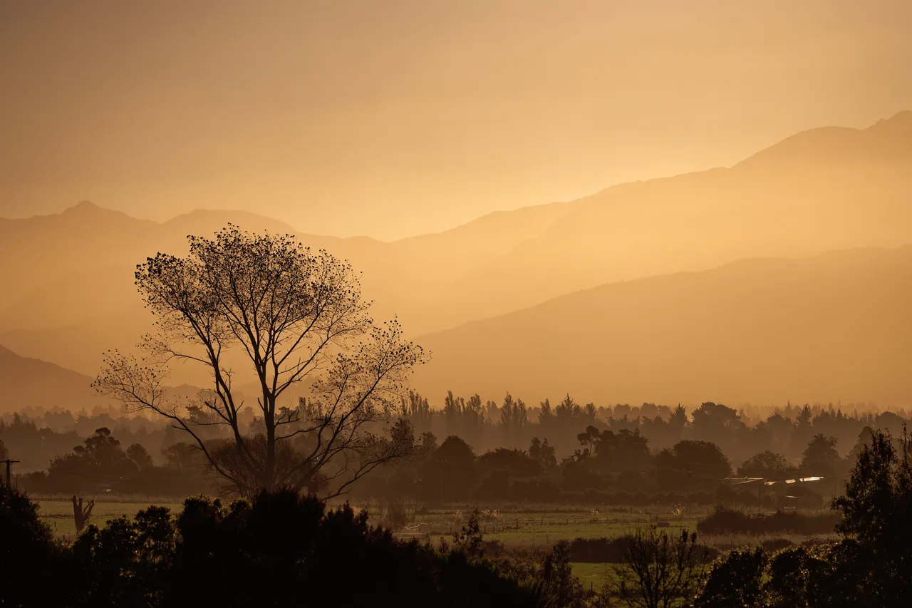 Dusk in Kaikoura