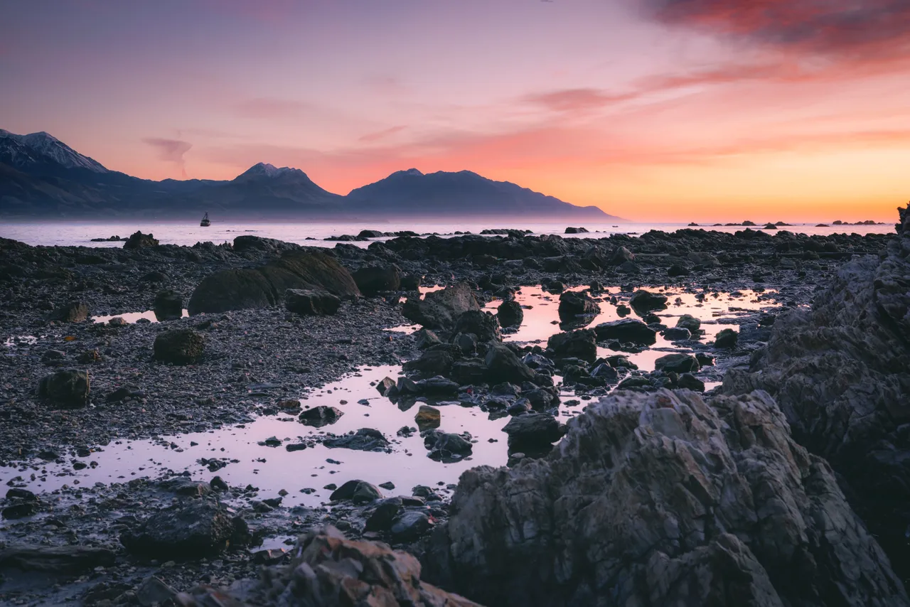 Sunrise in Kaikoura