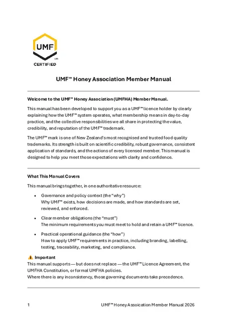 Member Manual June 2026