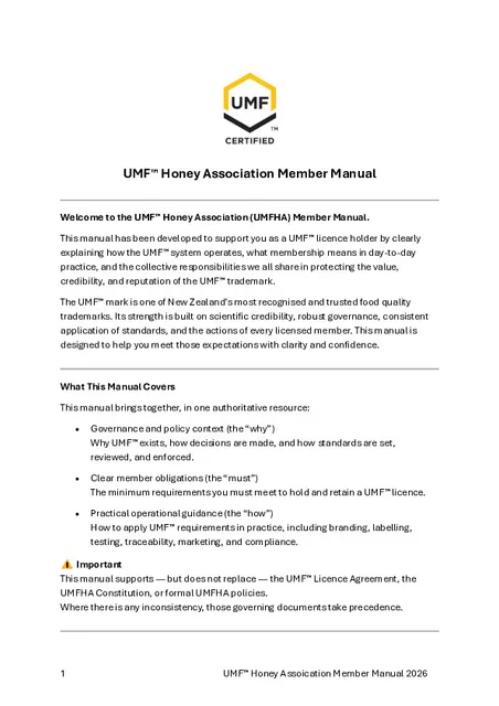 Member Manual