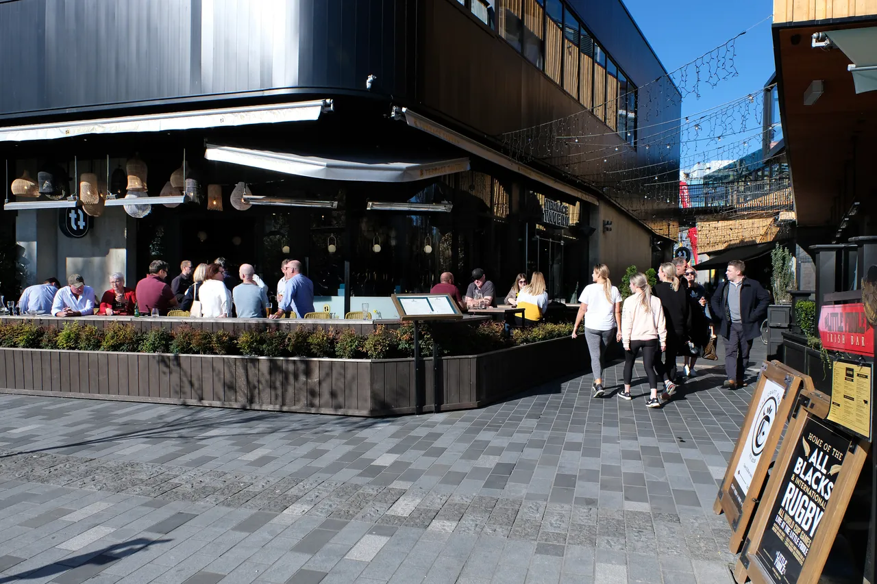 Diners Outside the Terrace