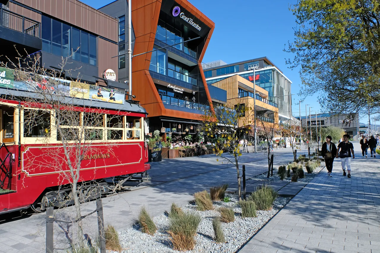 The Terrace with Tram