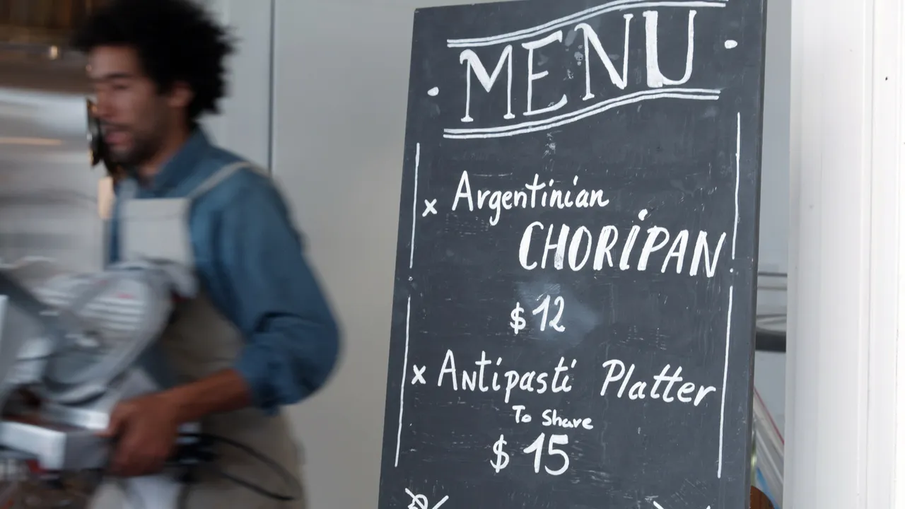 Grater Goods Menu Closeup