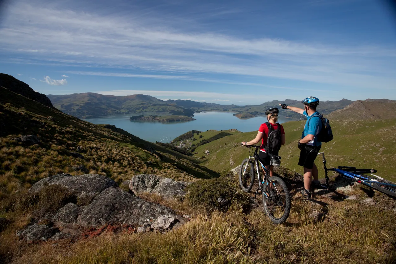 Cycling in the Port Hills