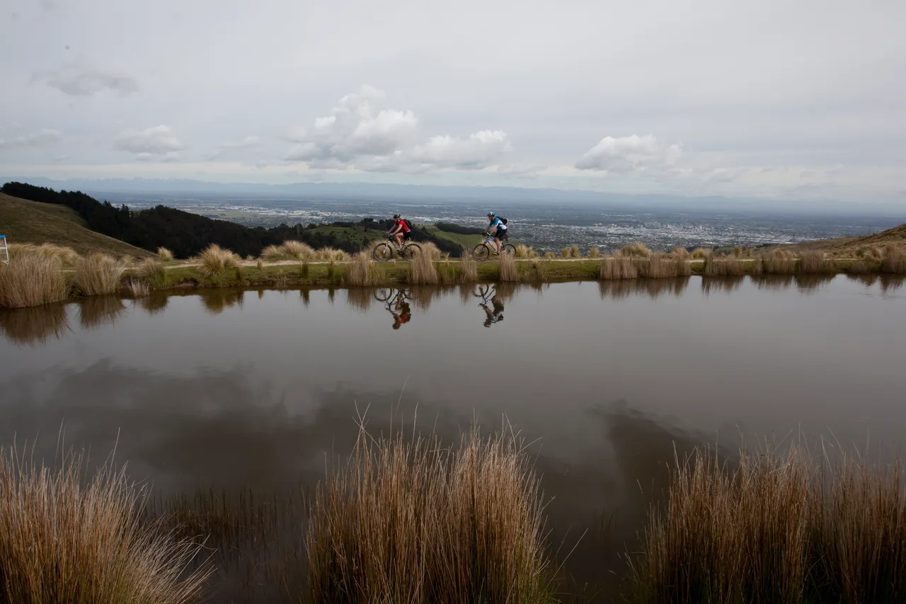 Cycling on the Port Hills