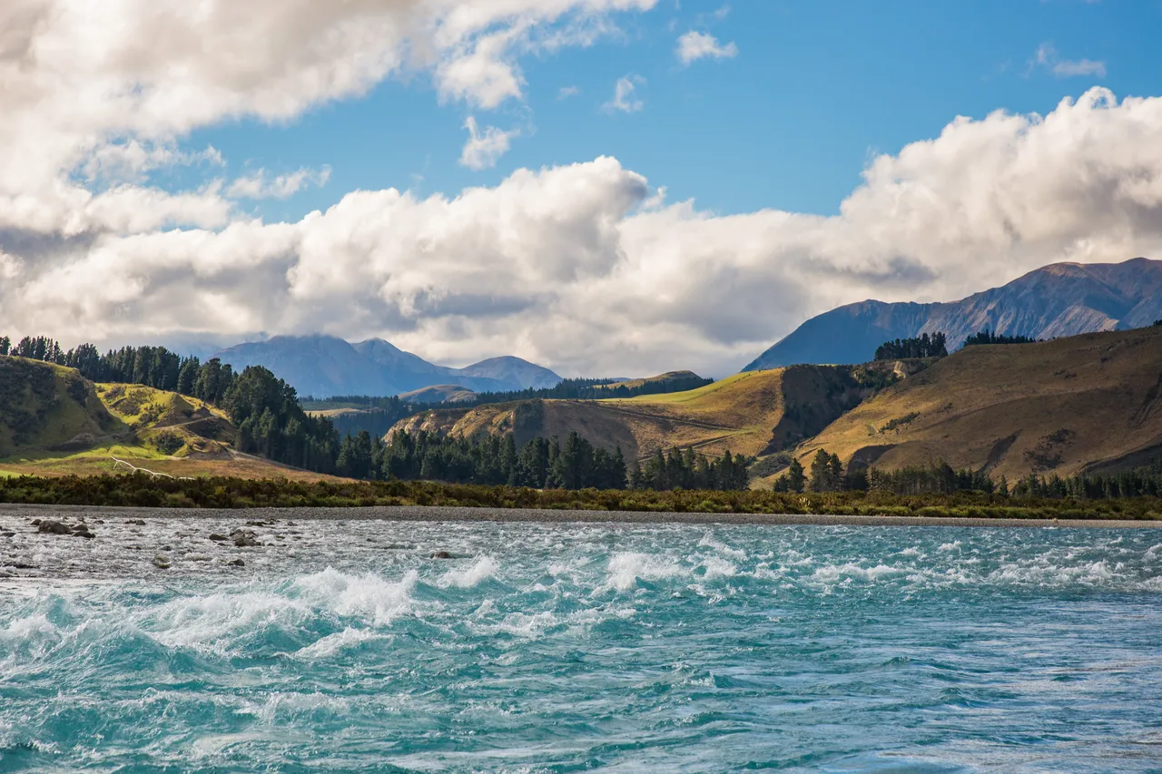 Landscape of the Rakaia River