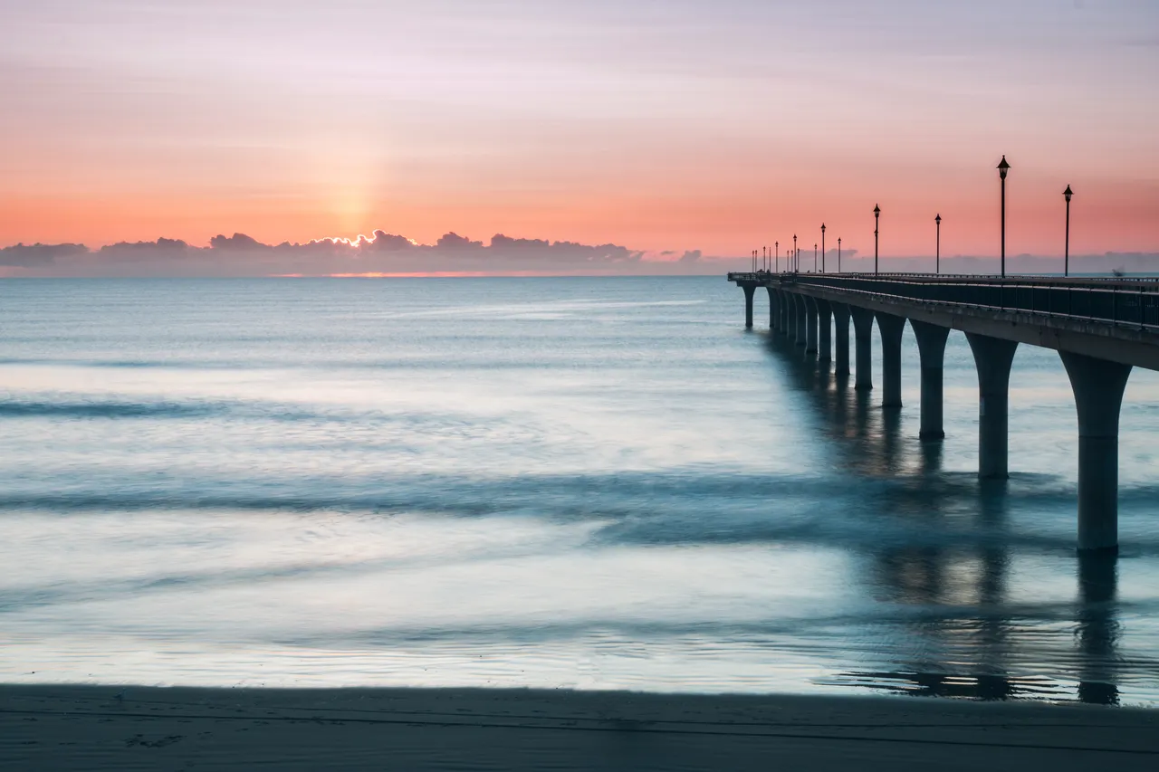 Sunrise from the New Brighton Pier