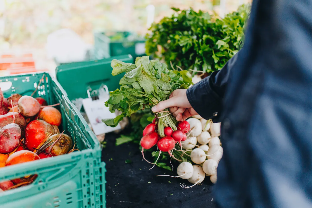Closeup of Produce at Riccarton House and Bush Farmers Market