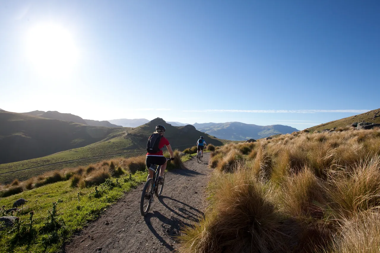 Cycling in the Port Hills