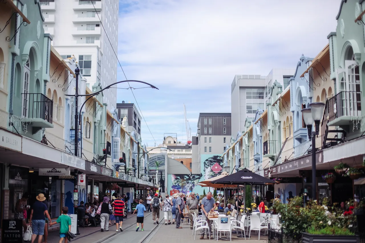 Looking down New Regent Street