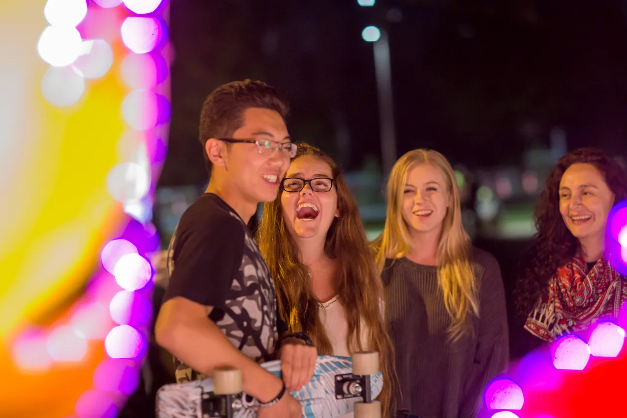 Students at Festival