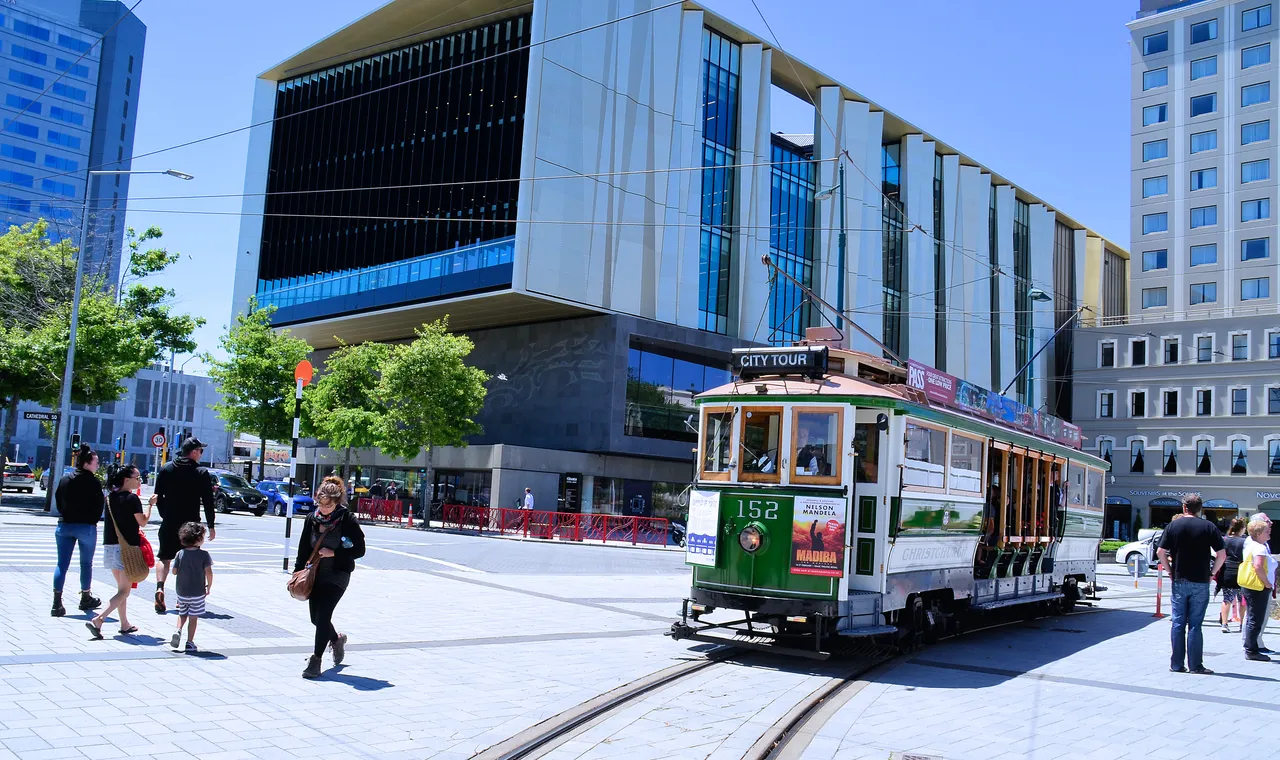 Tram and Library