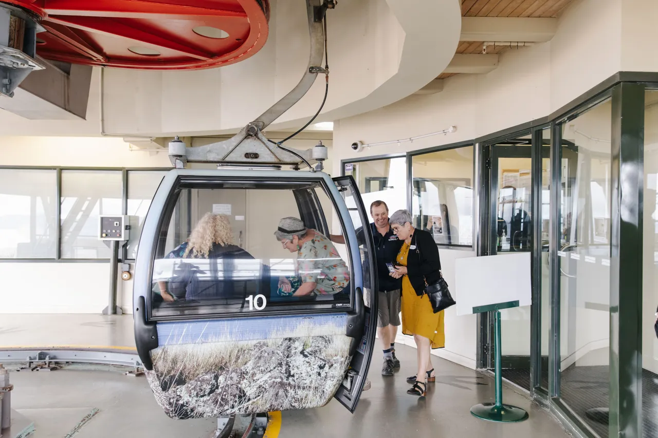 Meet Famil - Women Boarding Gondola 