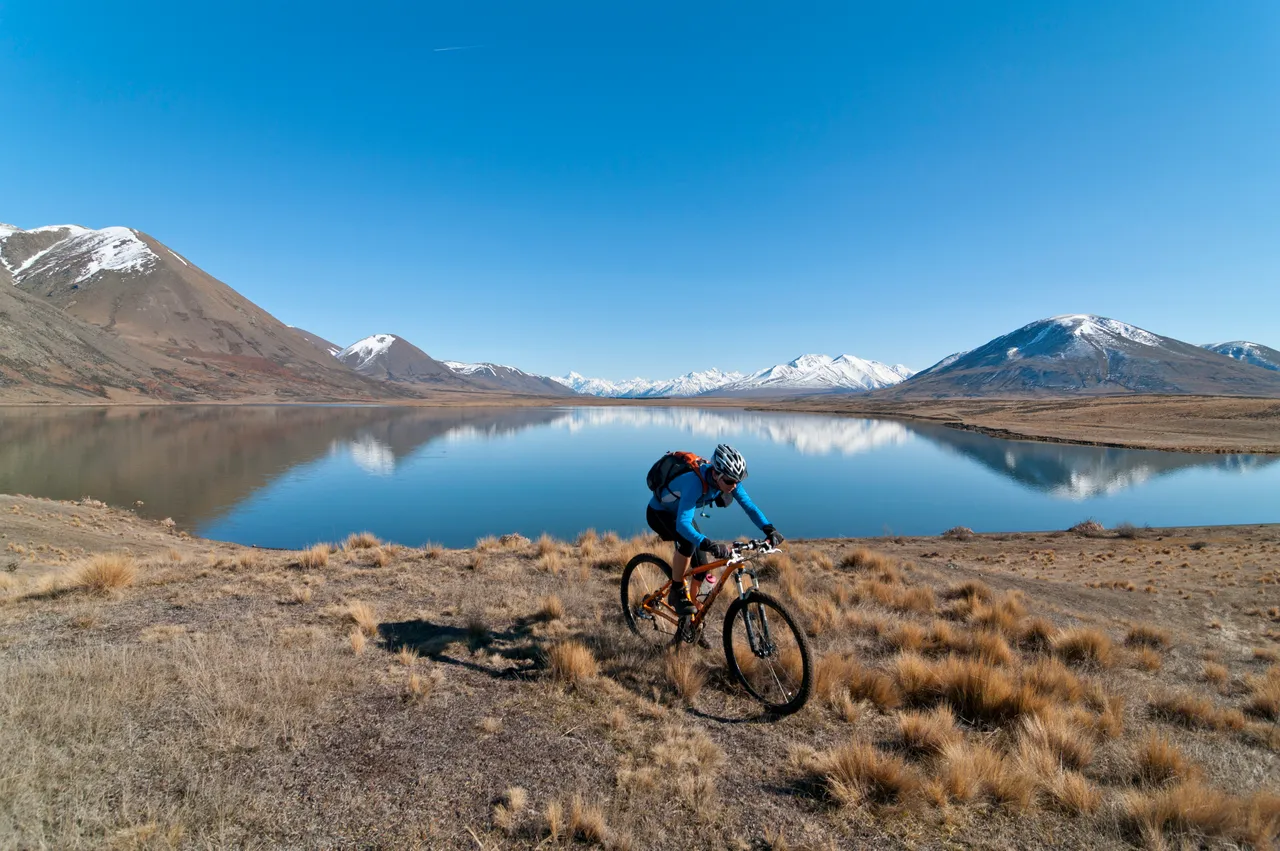 CanterburyStory-Mountain Biking on Lake Emma