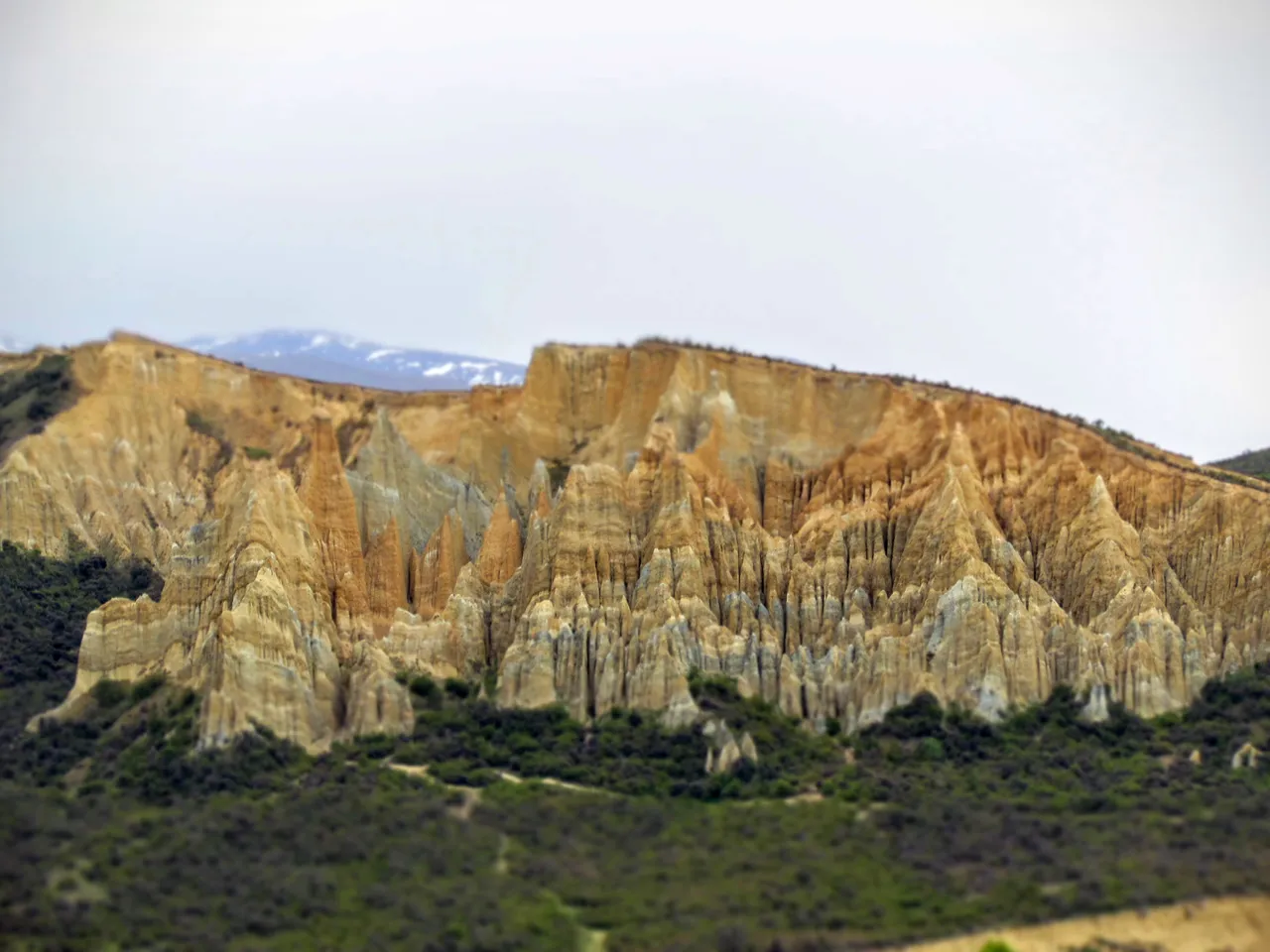 Clay Cliffs from distance