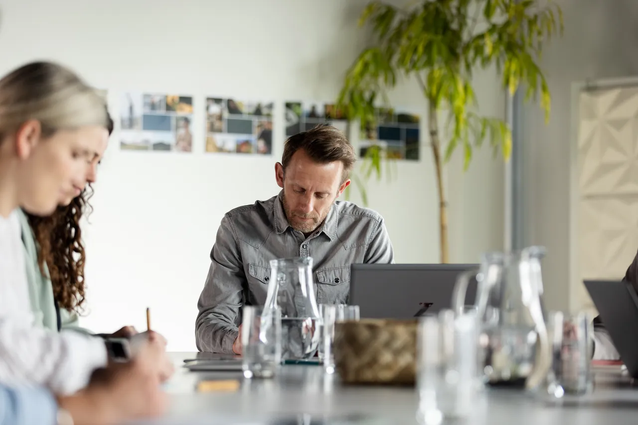 Board room meeting
