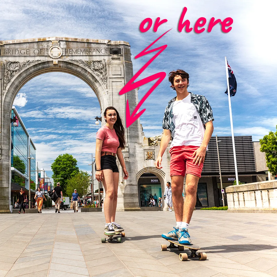 You Should Be Here - International Education campaign