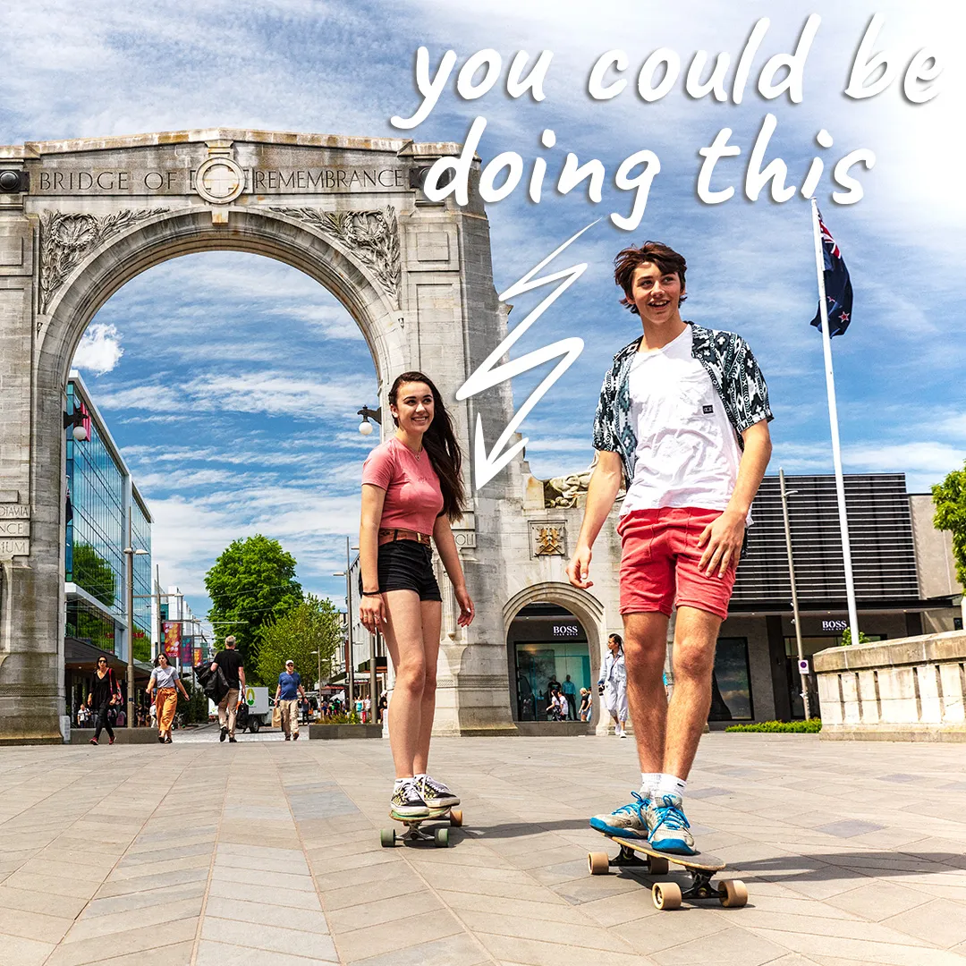 You Should Be Here - International Education campaign