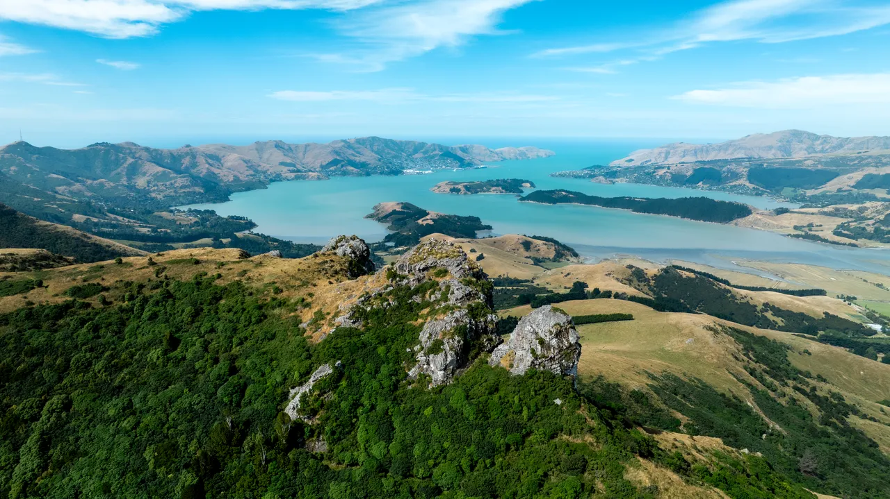 Port Hills overlooking Banks Peninsula