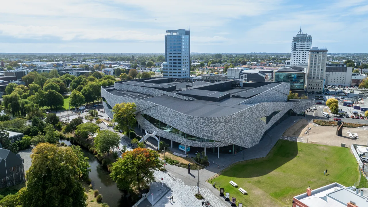 Aerial Shot of Te Pae Convention Centre