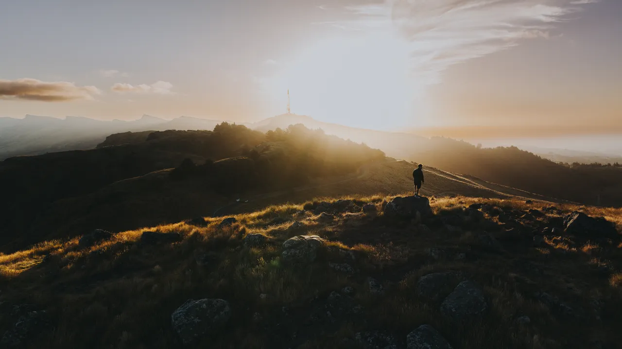 Port Hills Sun Set